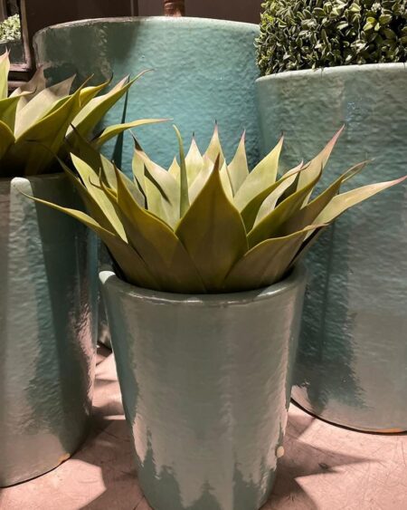 Maceta Cilindrica Turqueza S