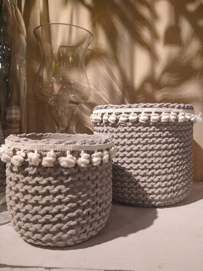 Set x2 maceteros redondos