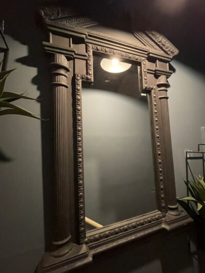 Espejo rectangular Negro