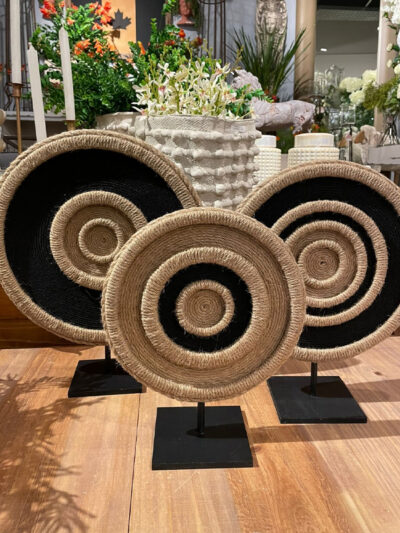 Totem de yute grande Negro