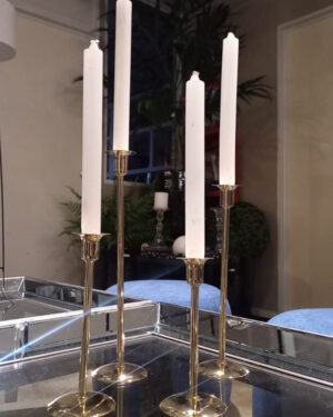 Set Candelabro x4 Dorado