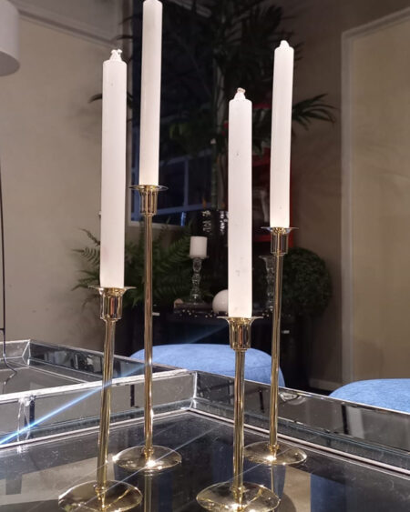 Set Candelabro x4 Dorado