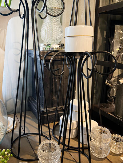 Candelabro egipcio chico negro