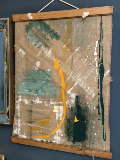 Cuadro en lienzo de arpillera