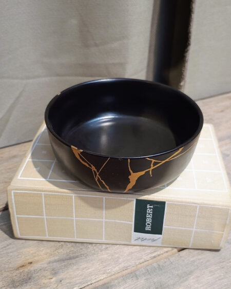 Cuenco Wabi Sabi negro