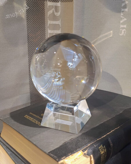 Bocha Cristal Grande con Base