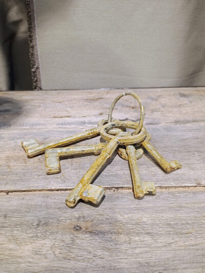 Llaves de hierro x5 beige