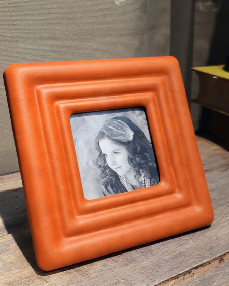 Portarretrato naranja vintage