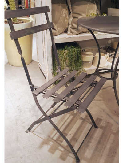 Silla bar gris