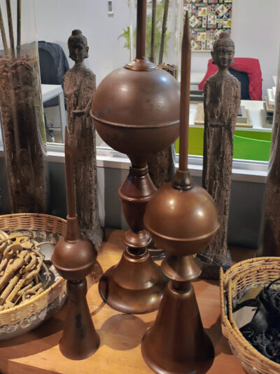 Puntera globo mediana oxido