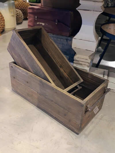 Set x2 cajon plantero