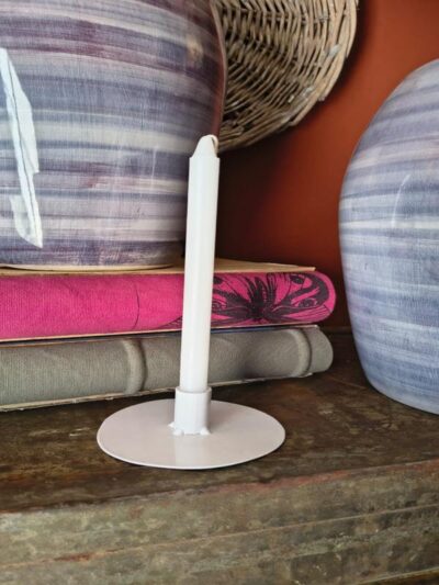 Candel chapa blanco x1 + vela