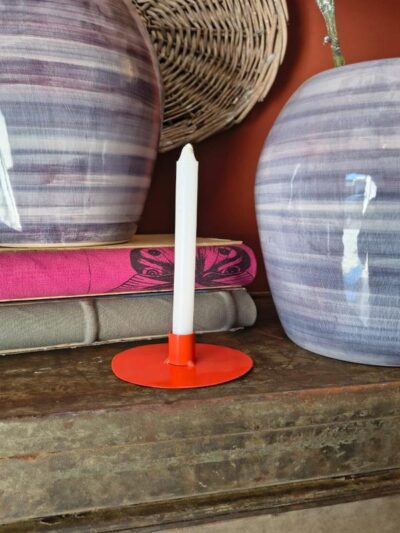 Candel chapa naranja x1 + vela