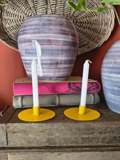 Candel chapa amarillo x1 + vela