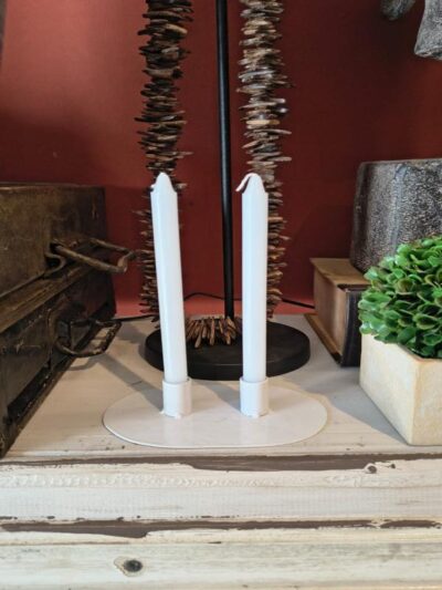 Candel chapa blanco x2 + velas