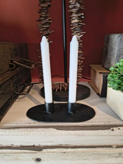 Candel chapa negro x2 + velas