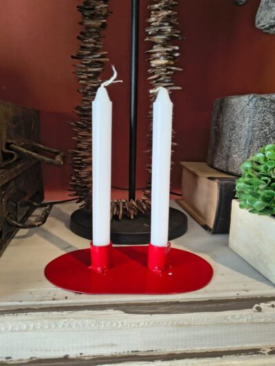 Candel chapa rojo x2 + velas