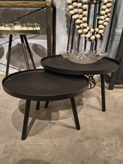 Mesita hierro redonda 50 cm