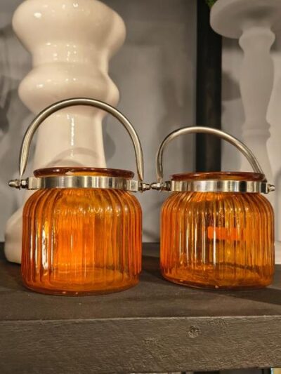 Candel con manija naranja
