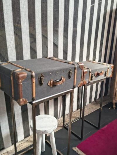 Set x2 valija rectangulares azules