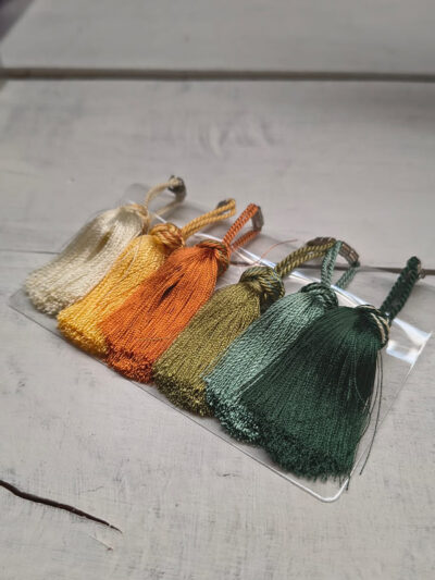 Indicadores de copa x6 tonos naranjas y verdes