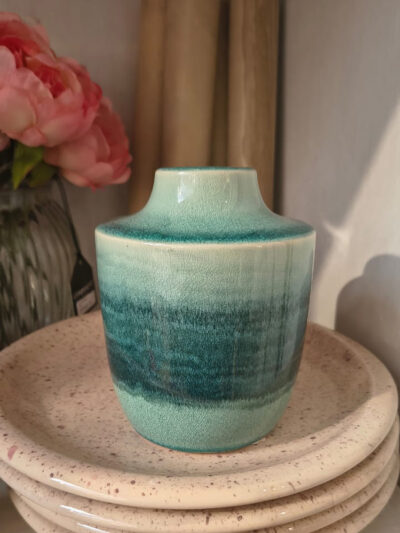 Jarron decorativo turqueza