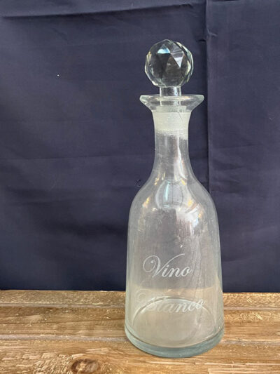 Decanter vino blanco
