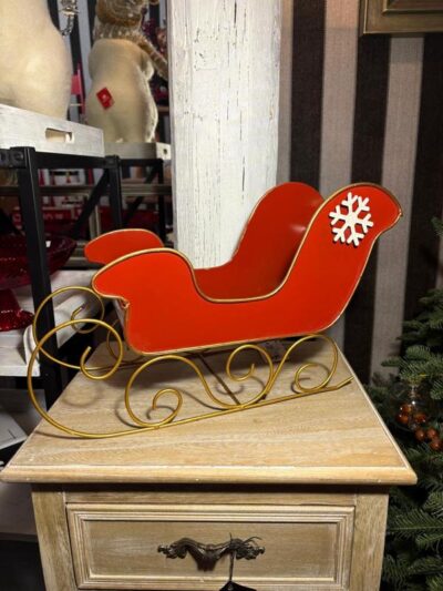 Trineo navideño chapa