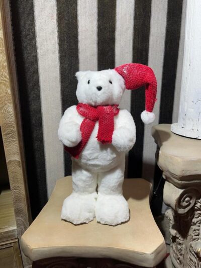 Oso polar gorro bufanda