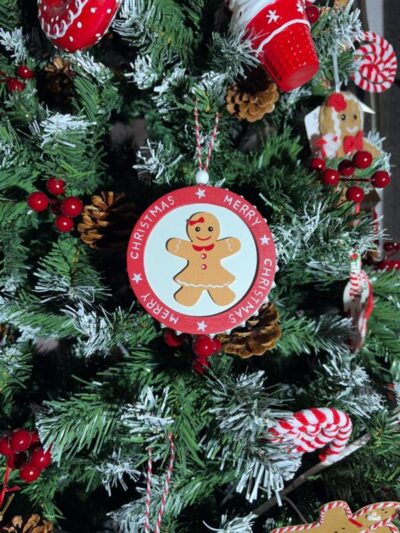Colgante galletita de jengibre