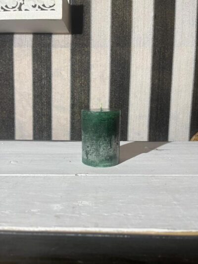 Vela verde con aroma