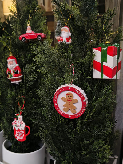 Set x6 colgantes navideños