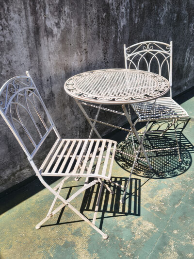 Juego de mesa y sillas jardin