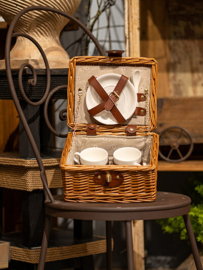 Canasta café para 2 personas