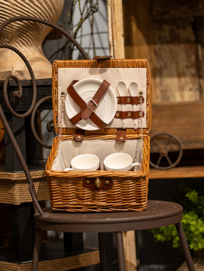 Canasta café para 2 personas