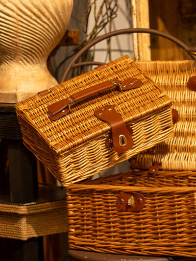 Canasta de mimbre simple S