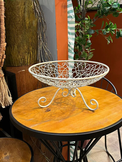 Cuenco con pie chico blanco