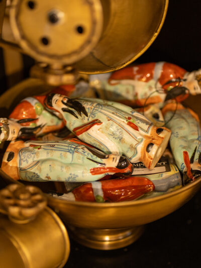 Set x3 monjes ceramica