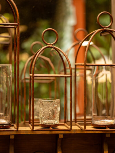 Fanal con vidrio chico