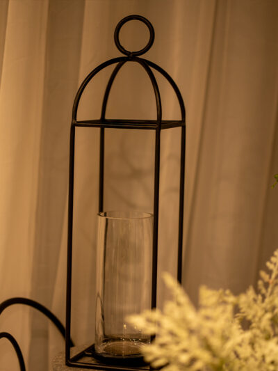 Fanal grande con vidrio