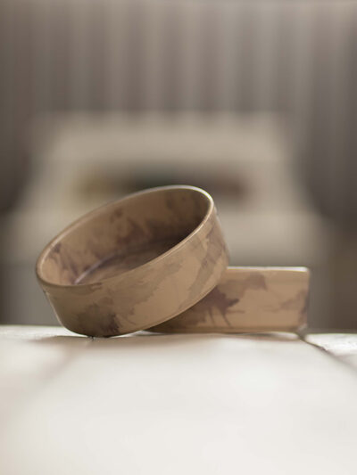 Cazuela recta chica salpicada