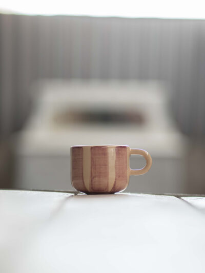 Taza Medrada rayada vertical