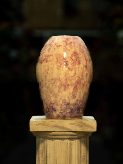 Jarron amapola grande esfumado