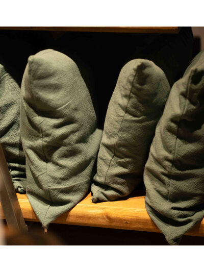 Almohada cuadrada verde