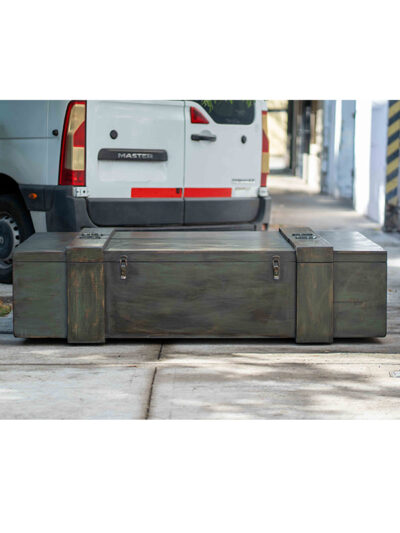 Baul militar grande verde