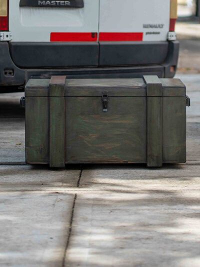 Baul militar chico verde