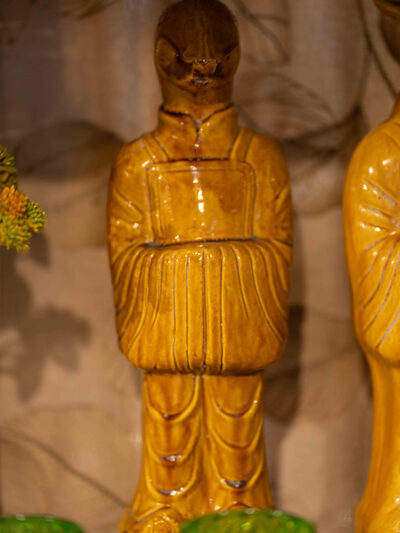 Figura del horoscopo chino serpiente de terracota