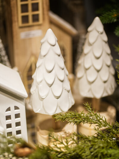 Arbol de ceramica blanco